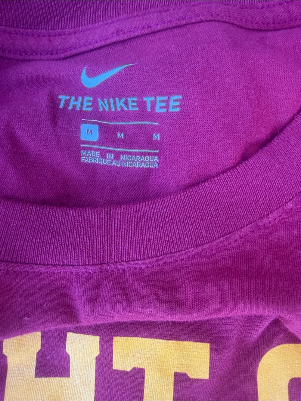 Nike Men’s Cardinal Long-Sleeve T-shirt USC 'Fight On!' size medium NEW